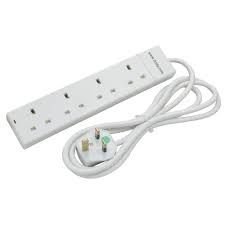 Snowlite Extension Cord 5 Socket 3 Mtrs.