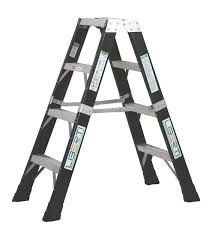 AJ-Fibre Glass Double Sided Ladder 4 Steps