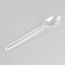 Disposable Plastic Tea Spoon Clear