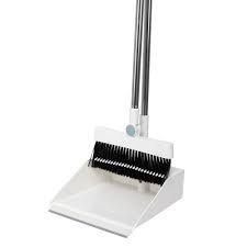 Plastic Dust Pan with Broom
